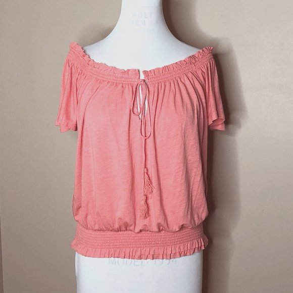 Free People FP Movement Pink Off Shoulder Top - Picture 6 of 14